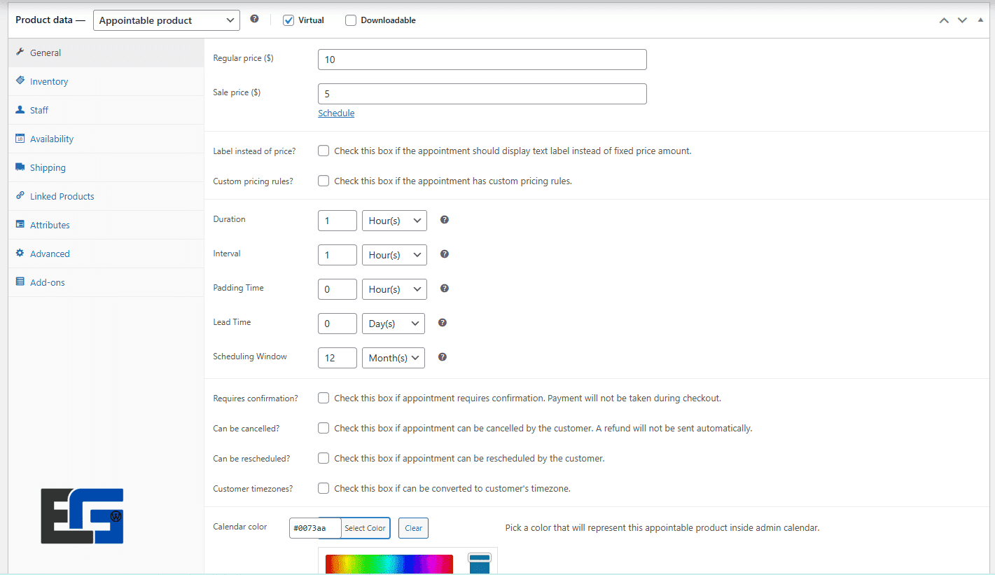 BookingWP WooCommerce Appointments Image 2