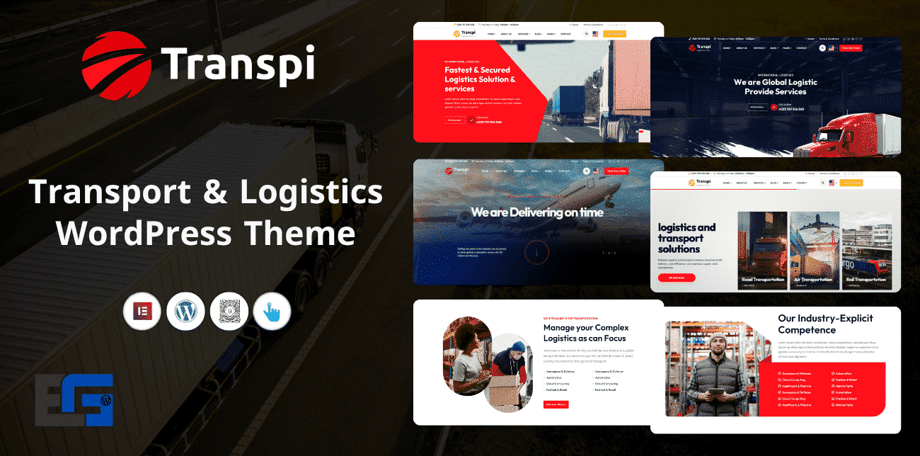 Transpi – Logistics and Transportation Theme Image 2