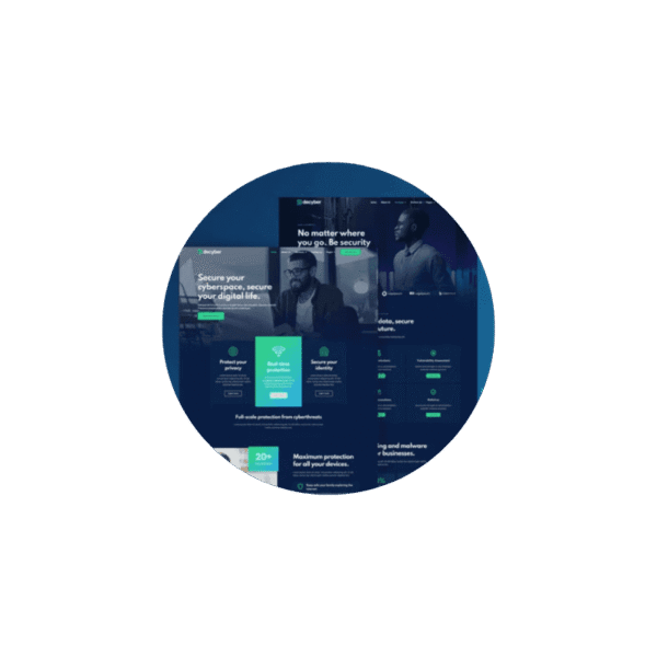 Reactive – Cyber security services elementor Theme